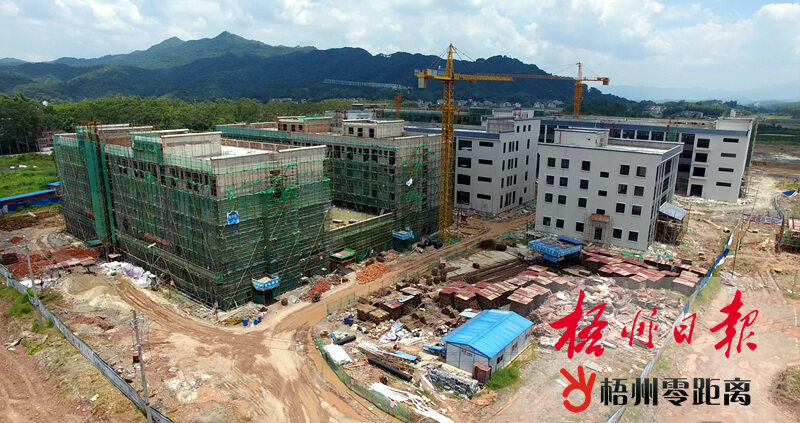 苍梧新县城扶贫产业园建设厂房