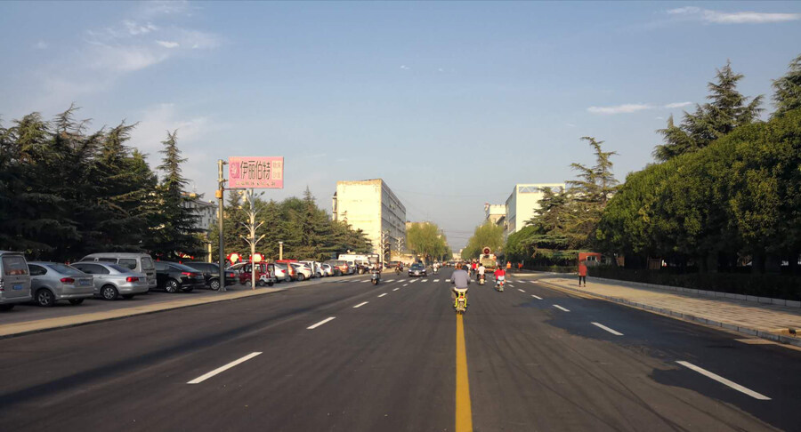 芮城县大禹东街建成通车