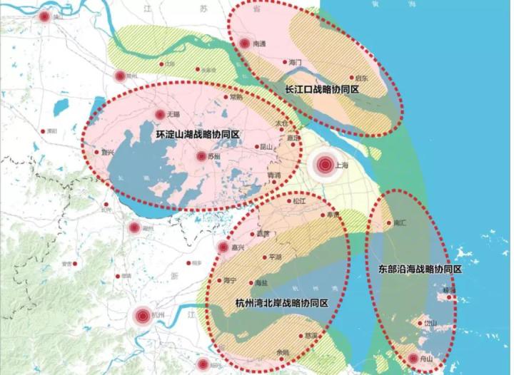 上海2035規劃:多條過江鐵路連接南通!滬通共建長江口戰略協同區!